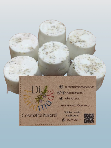 Jabón de Sal Rosa del Himalaya, Romero y Ruda – 40g - Imagen 2